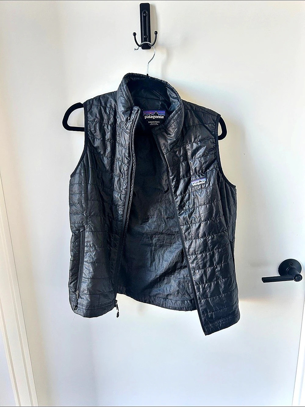Patagonia Nano Puff Vest Quilted Black Waist Medium